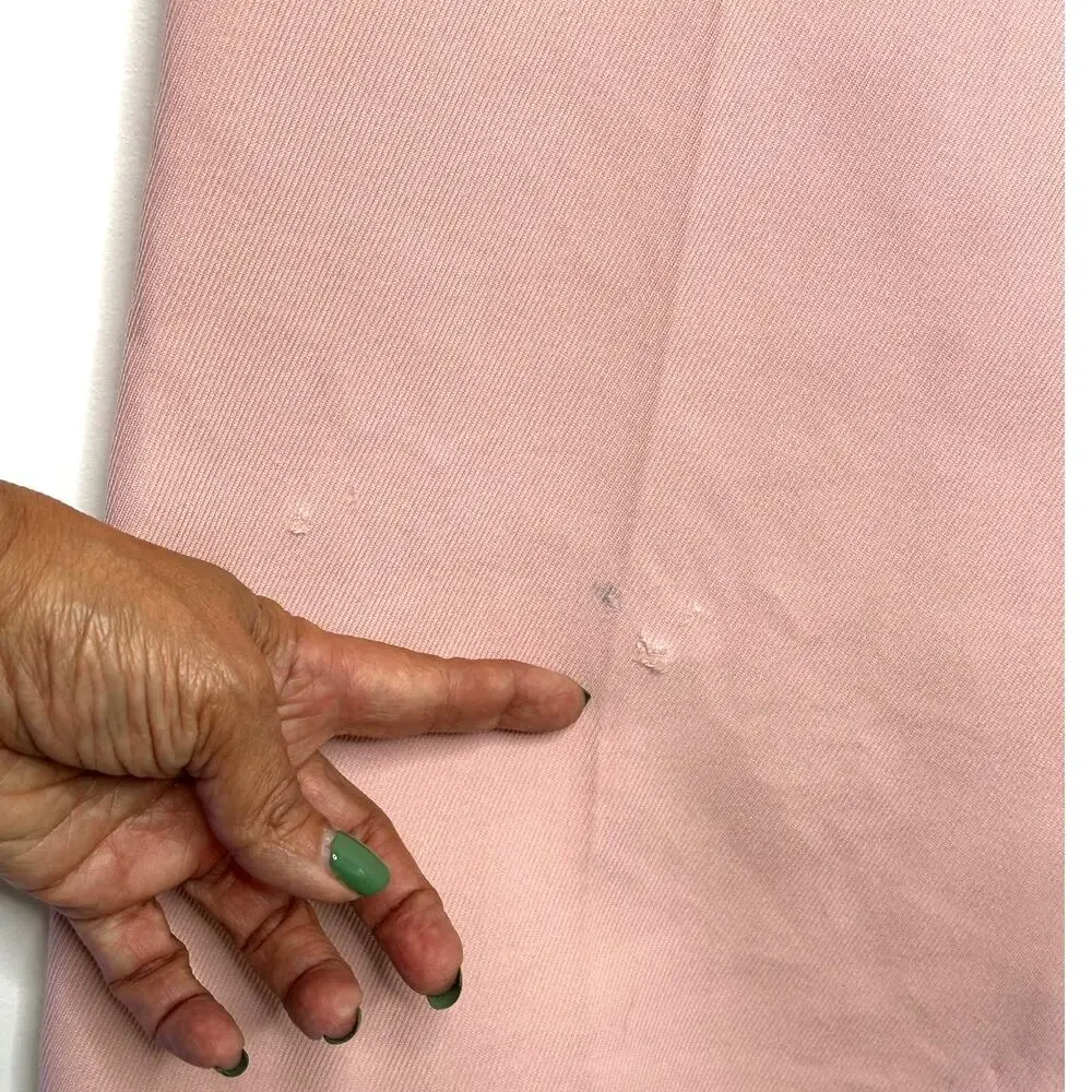LoveShackFancy Women's Costella Pants Size 0, Color Pale Rose NWT $495 flawed - Picture 13 of 13